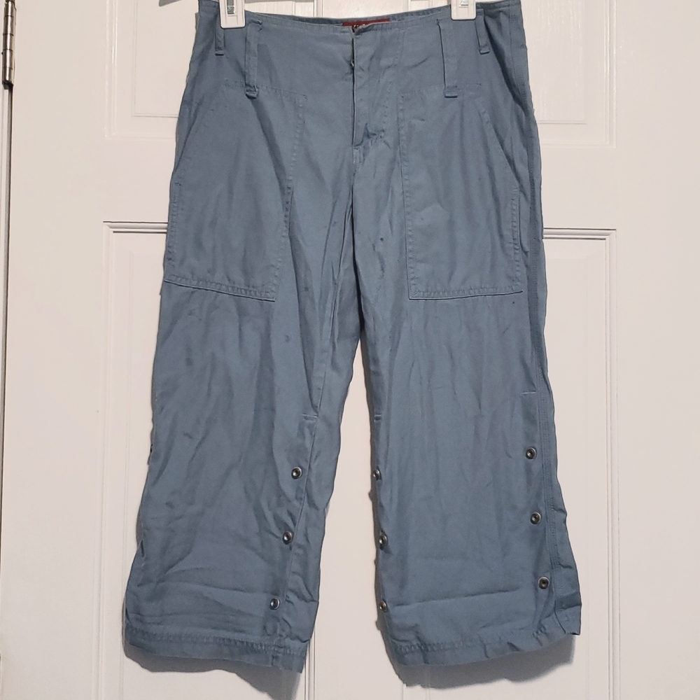 KILLAH Y2K 2000s vintage convertible crop capri